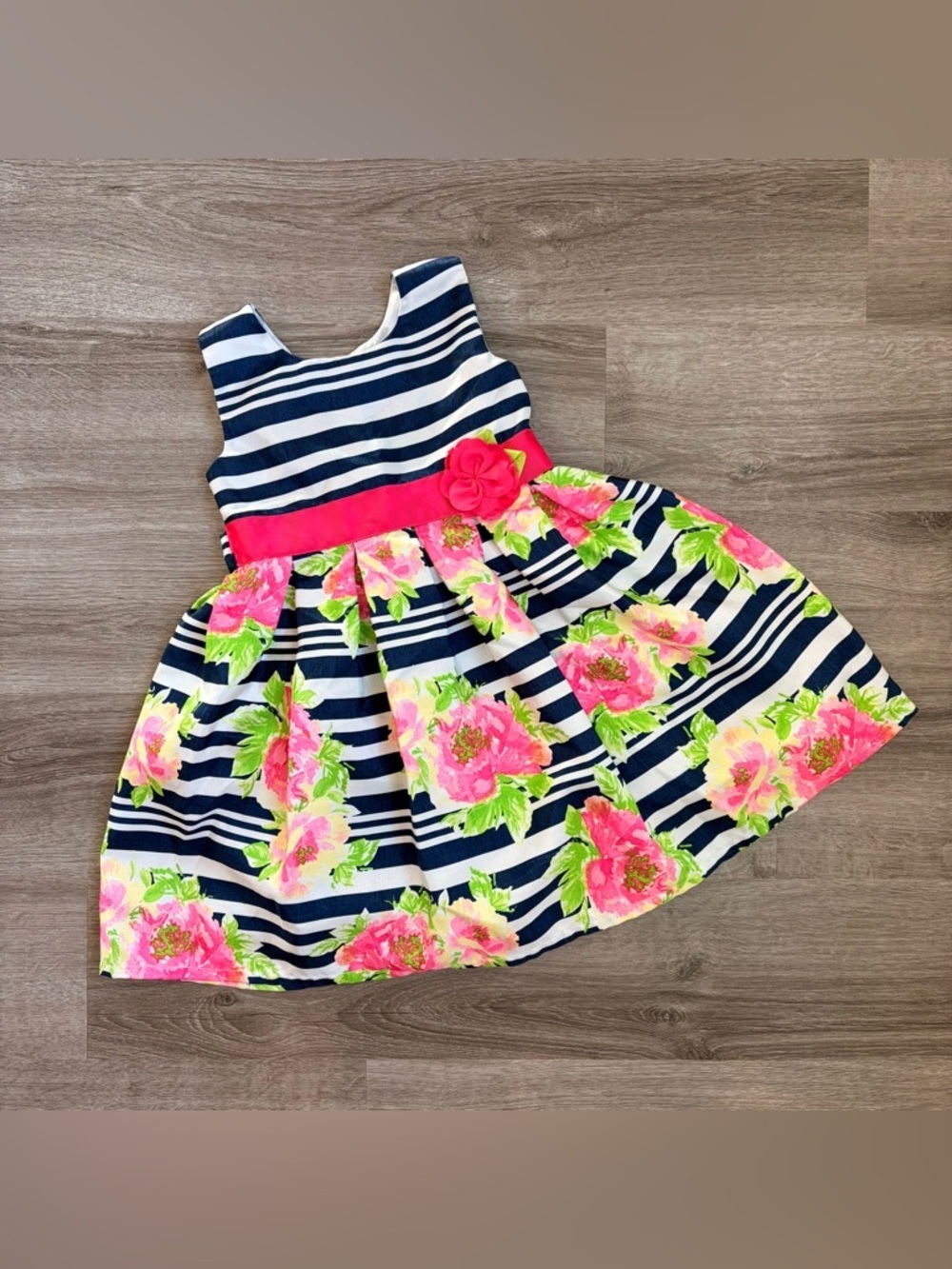 Jona Michelle floral print girls dress